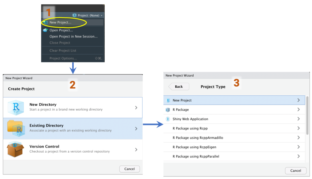 *RStudio Project setup*